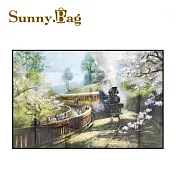 Sunny Bag - 火車頭顏坊-野餐墊/休閒蓆-阿里山櫻花鐵道