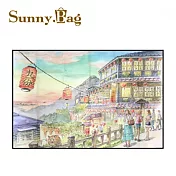 Sunny Bag - 火車頭顏坊-野餐墊/休閒蓆-九份豎崎路茶樓夜景
