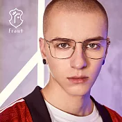 【Front 光學眼鏡】Little things-四色可挑選(#造形細方框眼鏡-可直接配戴當造型)Sv12銀框透明鏡