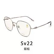 【Front 光學眼鏡】GM1905-四色可挑選(#簡約細方框光學眼鏡)Sv22銀框