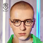 【Front 光學眼鏡】G2902-兩色可挑選(#復古圓框款光學眼鏡)Gd09黑框