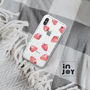 INJOYmall for iPhone XS max 插畫風草莓 防摔耐震 亮面手機殼 保護殼
