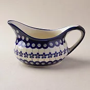 波蘭陶 藏青小卉系列 醬汁盅 18cm 波蘭手工製