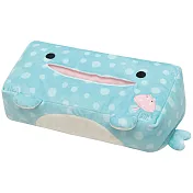 San-X 鯨鯊先生微笑的臉系列毛絨面紙套。鯨鯊先生