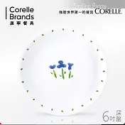 【美國康寧 CORELLE】微笑三色堇6吋深盤