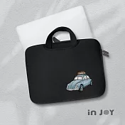 INJOYmall for MacBook Air MacBook Pro 15吋 慢活金龜車 apple筆電包 筆電保護套 A / 藍色金龜車