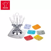 【MULTEE摩堤】繽紛生活組-點心盤+點心叉