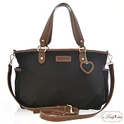 【a Lady ’s真皮】經典魅麗甜心三隔層南瓜包(9色)優雅黑