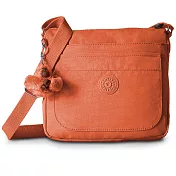 KIPLING 前口袋尼龍斜背包-桔(現貨+預購)桔