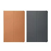 HUAWEI華為 MediaPad M5 Lite 原廠翻蓋書本式皮套 (公司貨-盒裝)灰色