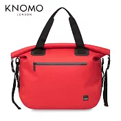 KNOMO HAMPTON 漢普頓14吋捲頂式跨肩側背包紅色