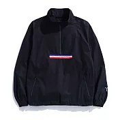 【Y.A.S】Challenge聯名款 拉鍊織帶立領風衣-白藍紅(PA83004)S白藍紅