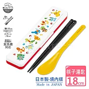 【精靈寶可夢】日本製 御三家大集合 神奇寶貝 環保筷子+湯匙組 18CM(日本境內版)
