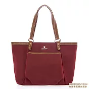 【PEACE&NICE】真皮麗芙OL立體口袋托特包(6色)俐落紅