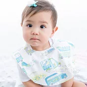 Cutie Bella印花布 純棉 防水圍兜/口水巾-Car 汽車