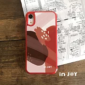 INJOYmall for iPhone 7 / 8 熱情莓果幾何色塊 耐撞擊邊框手機殼