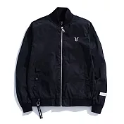 【Y.A.S】美式極簡飛行夾克-黑(PA83007)XS黑