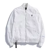 【Y.A.S】美式極簡飛行夾克-白(PA83006)XS白