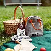 加拿大fluf有機棉【拉鍊隨手袋】--午餐(南瓜馬車)