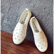 (預購商品)JDS.Shoes - 春夏熱銷透氣不臭腳百搭小白鞋EU35白色