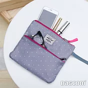 柔感加強型收納袋-灰色-搭配斜肩帶