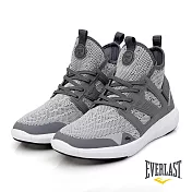 【EVERLAST】HIGH TOP輕量慢跑鞋US8.5中灰