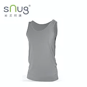 【Control抗臭清新背心-灰色】sNug給足呵護 男內衣 吸汗除臭 輕薄透氣 天絲 居家 睡衣 臺灣製 / M 灰色