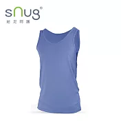 【Control抗臭清新背心-藍色】sNug給足呵護 男內衣 吸汗除臭 輕薄透氣 天絲 居家 睡衣 臺灣製 / M 藍色