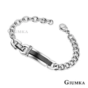 GIUMKA 情侶手鍊 白鋼 無限耀眼 單個價格 MB00141黑色女款