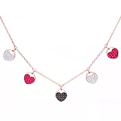 奧地利SWAROVSKI GINGER 心形水晶頸鍊