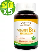 Lovita 愛維他 緩釋型維生素B12(60顆)超值五入組