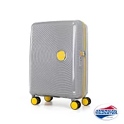 AT美國旅行者 20吋Curio立體唱盤刻紋硬殼TSA登機箱(鴿灰)