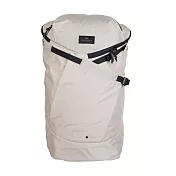 Doughnut Black Line 防潑水躍動者後背包 - 太空白