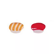 Snatch X 日日野餐 壽司系列 - 鮭魚＋鮪魚壽司 - 貼耳耳環