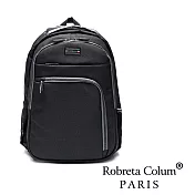Roberta Colum - 時尚潮嚴選日系多拉鏈後背包-共2色黑色