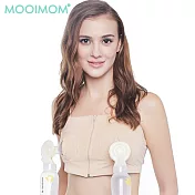 【沐伊孕哺MOOIMOM】擠乳器專用免手扶哺乳內衣 膚色L