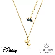 Disney Jewellery 迪士尼美女與野獸 燭台盧米亞 鍍14K金項鍊 Lumiere Necklace by Couture Kingdom