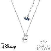 Disney Jewellery迪士尼美女與野獸 茶杯阿齊鍍14K白金項鍊Beauty and the Beast Necklace by Couture Kingdom