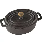 《CreativeTops》迷你鑄鐵湯鍋(橢圓11.8cm)