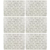 《CreativeTops》Stir木質餐墊6入(戀食M)