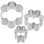 《Sweetly》翻糖切模3件(花朵)