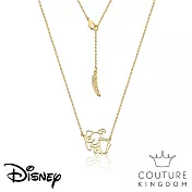 Disney Jewellery 迪士尼小飛象鏤空鍍14K金項鍊Dumbo Necklace by Couture Kingdom