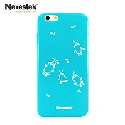 Nexestek iPhone 6 / 6S Plus 全包覆炫彩漆藍手機保護殼(公仔款)