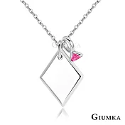 GIUMKA 情侶項鍊 925純銀 愛的方程式 項鍊 單個價格 MNS08124小墬女款