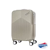 AT美國旅行者 20吋Air Ride 2/8開彈力滑輪PC硬殼登機箱(霧金)