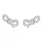 奧地利SWAROVSKI LIFELONG BOW 蝴蝶結針式耳環