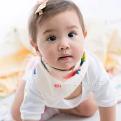 Cutie Bella豆豆印花領巾圍兜 口水巾 可雙面扣 Sunny-Piggy