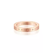 MANTRABAND 美國悄悄話戒指 Warrior 玫瑰金戒指 真正的戰士 (內徑1.5公分)5_附項鍊