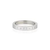 MANTRABAND 美國悄悄話戒指 Fearless 霧銀戒指 無所畏懼 勇敢追夢 (內徑1.5公分)5_附項鍊