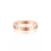 MANTRABAND 美國悄悄話戒指 Always in my heart 玫瑰金戒指 常駐我心 (內徑1.7公分)7 附項鍊